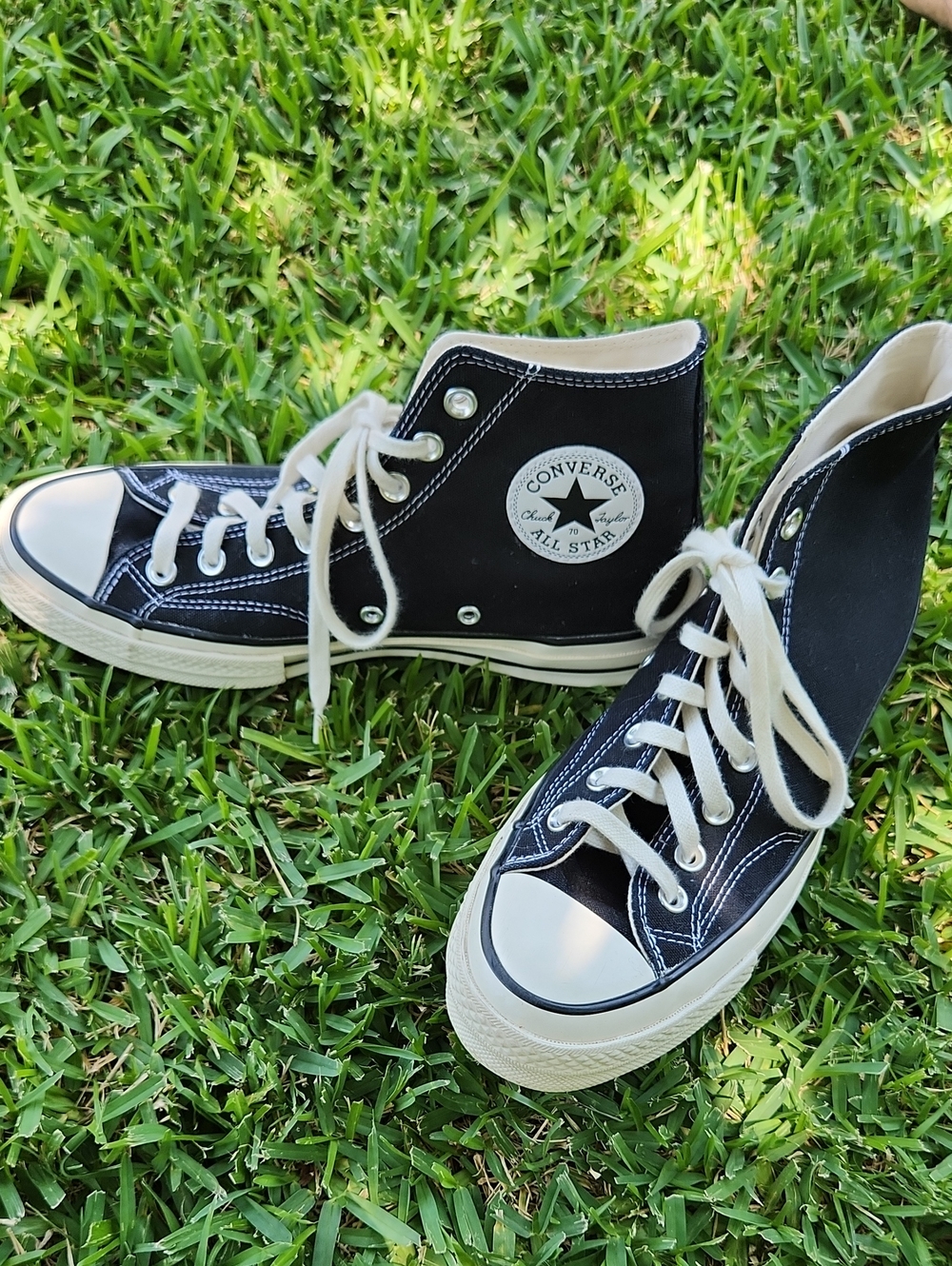 Converse Chuck 70 Black High Top Sneakers Size 7.5 Mens / 9.5 Womens - Picture 4 of 8